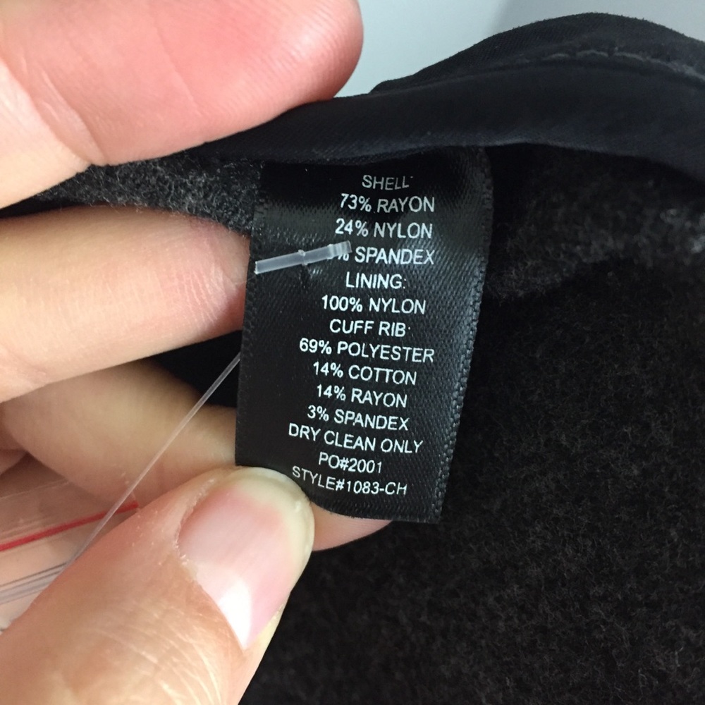 MEN'S Betabrand Charcoal Gray Fixer Coat - Picture 6 of 8